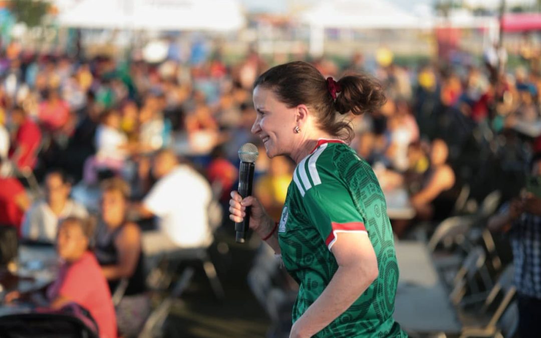 Aclara Ninfa Cantú que no se descarta para la alcaldía de Nuevo Laredo; “Estoy bien puesta”, afirma